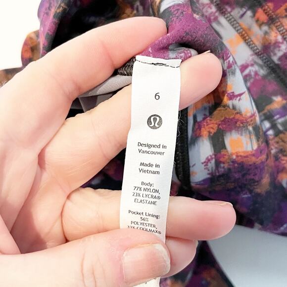 Lululemon Wunder Train High-Rise Tight 25" Cinder Flash Multi 6 - Picture 4 of 12